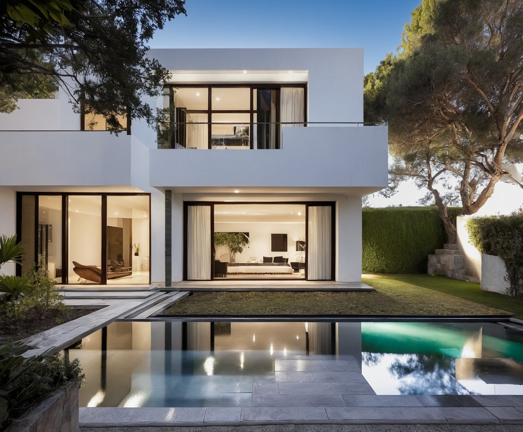Espacio elegante y moderno en villa renovada.