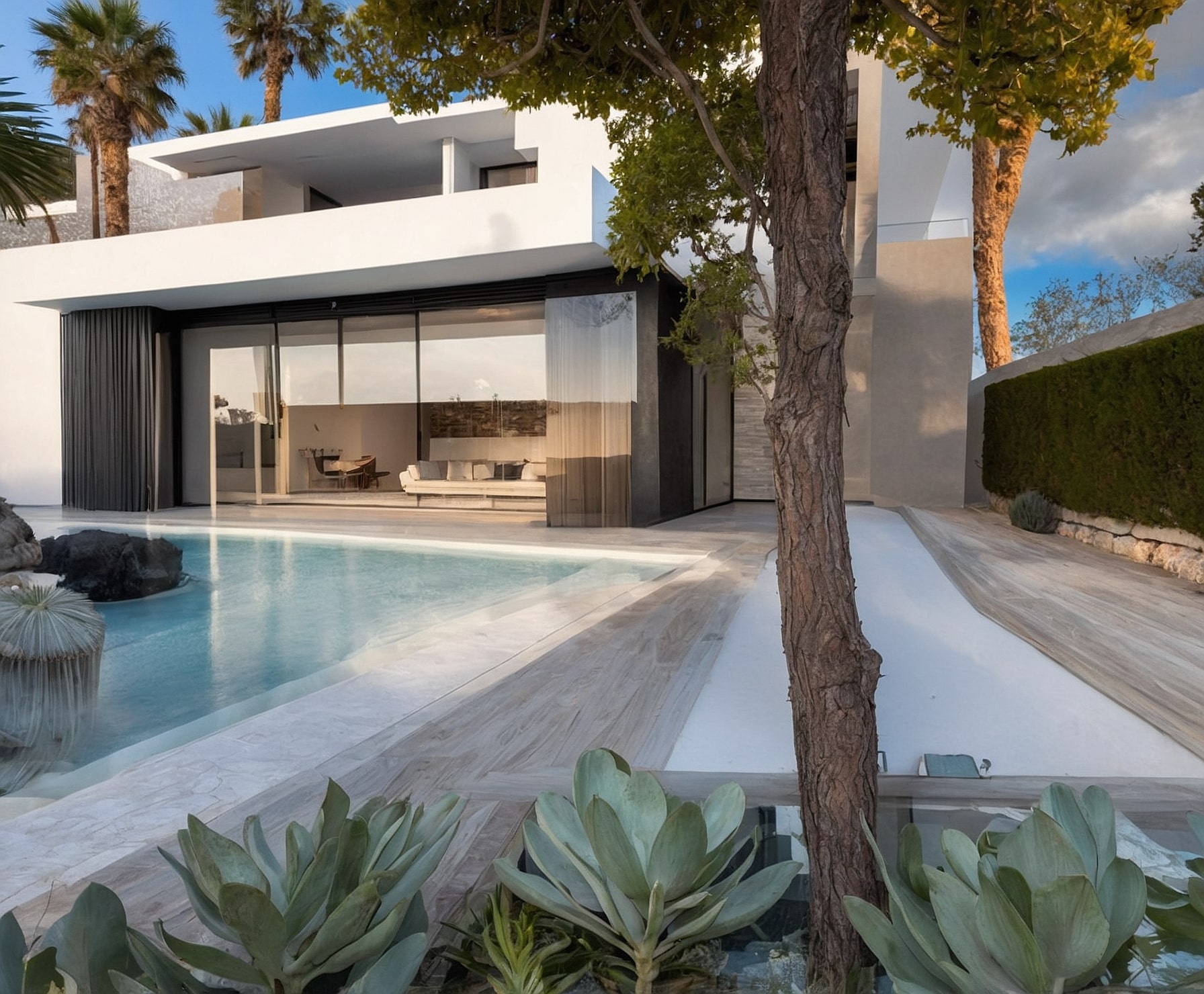 Renovación de villa de lujo en Marbella.